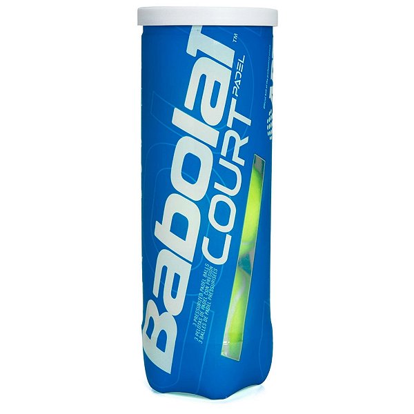 Bola de Padel Babolat Court Padel - Tubo com 03 Bolas