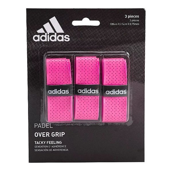 Overgrip Adidas Padel e Beach Tennis X3 – Rosa