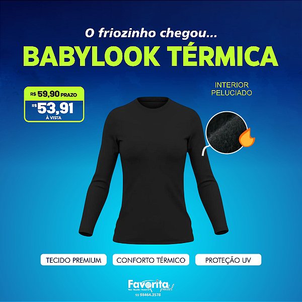 Camiseta Térmica Feminina