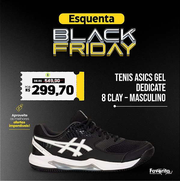 Tenis Asics Gel Dedicate 8 Clay – Masculino