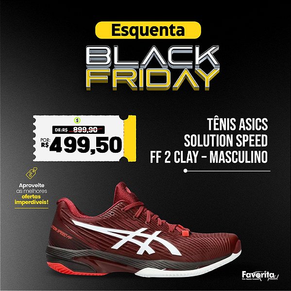 Tênis Asics Solution Speed FF 2 Clay – Masculino