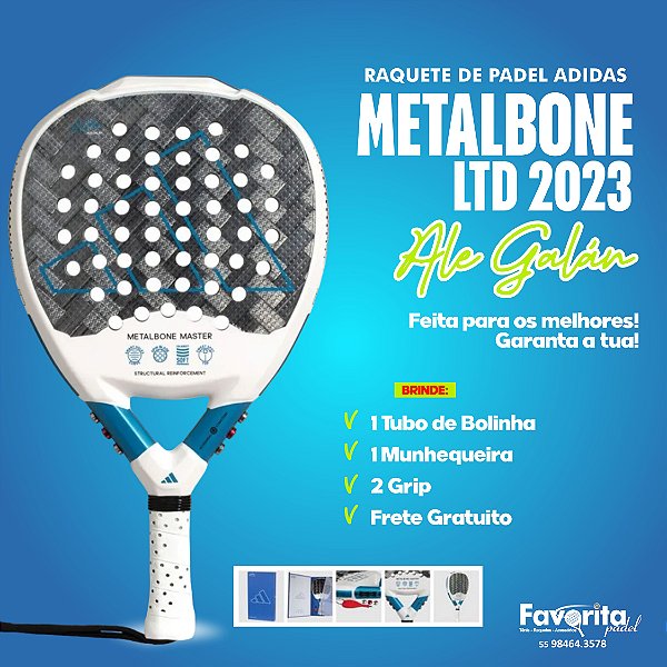 Raquete de Padel Adidas METALBONE MASTER LTD 2023 - Ale Galán