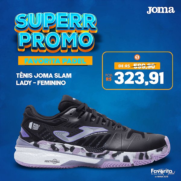 Tênis Joma Slam Lady - Feminino