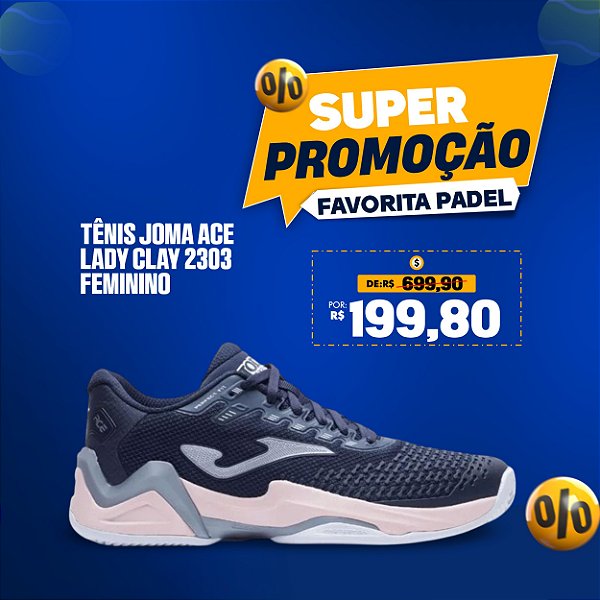 Tênis Joma Ace Lady Clay 2303 – Feminino