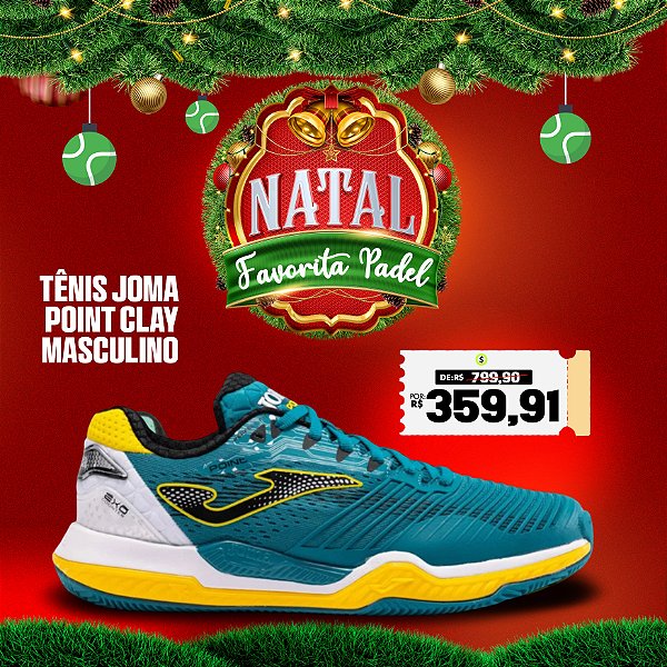 Tênis Joma Point Clay - Masculino