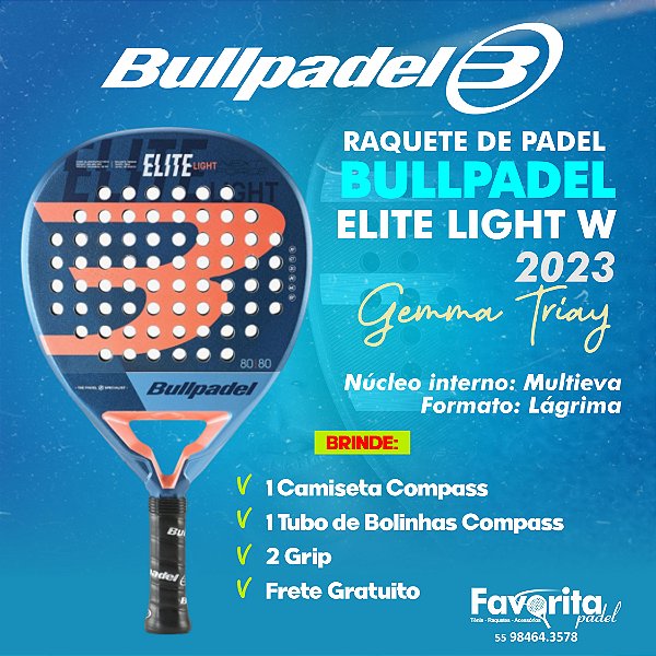 Raquete de Padel Bullpadel Elite Light W