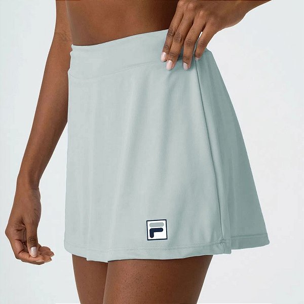 Short Saia Fila Feminino Tennis Basic - Verde Ciano