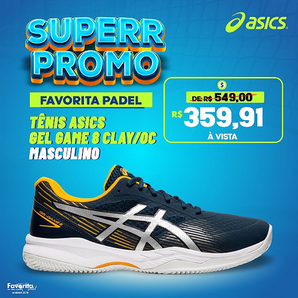 Tênis ASICS GEL-Game 8 Clay/OC – Masculino