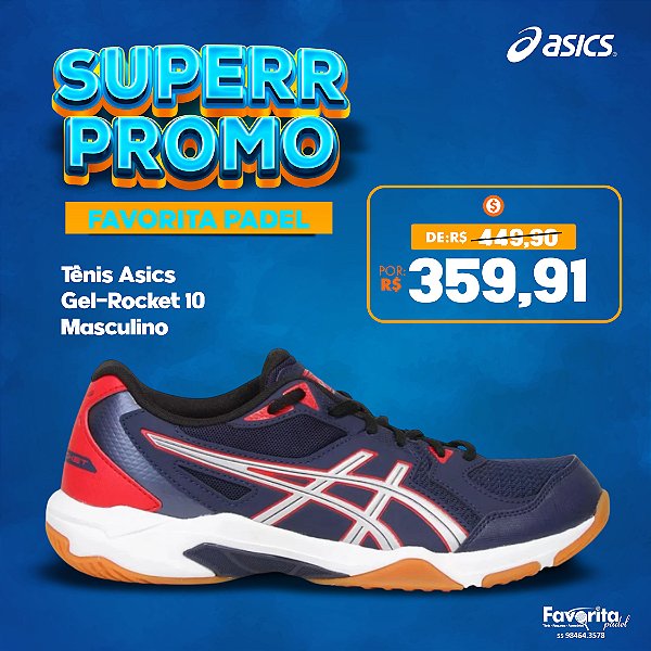 Tênis Asics Gel-Rocket 10 – Masculino