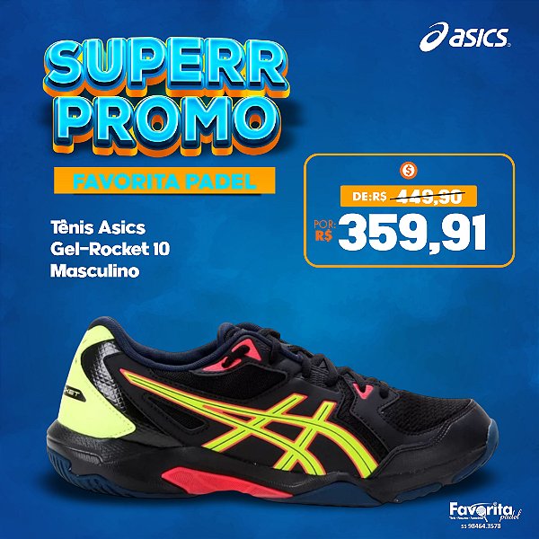 Tênis Asics Gel-Rocket 10 – Masculino
