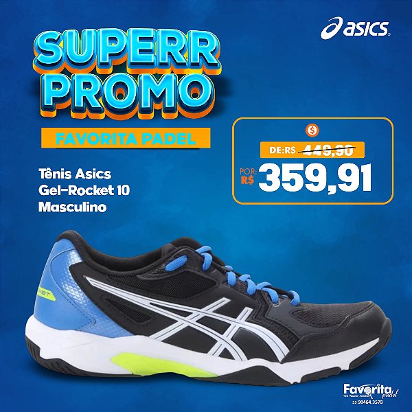 Tênis Asics Gel-Rocket 10 – Masculino