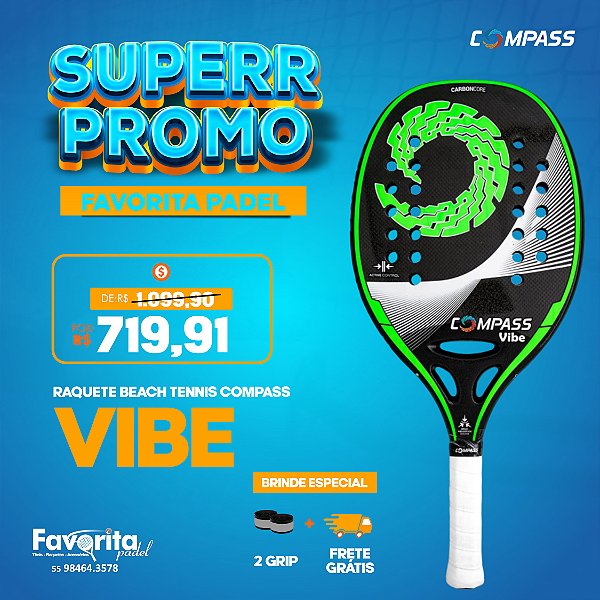 Raquete Beach Tennis Compass VIBE