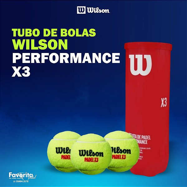 Tubo de Bolas Padel Performance X3