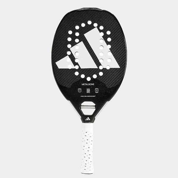 Raquete de Beach Tennis Adidas Metalbone Carbon H14 2024 - Prata