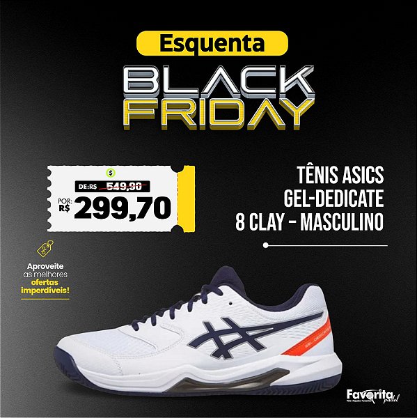 Tênis Asics Gel-Dedicate 8 Clay – Masculino