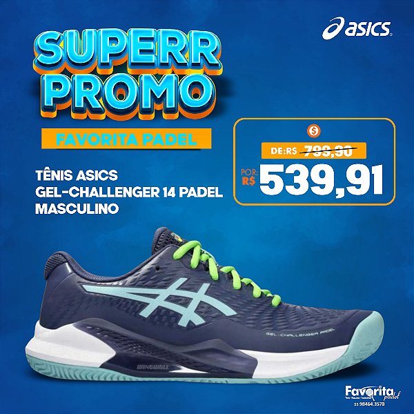 Tênis Asics Gel-Challenger 14 Padel – Masculino