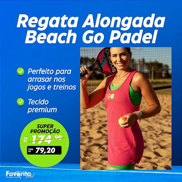 Regata Alongada Beach Go Padel