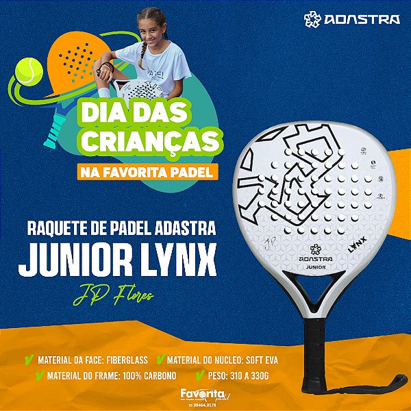 Raquete de Padel Adastra Junior Lynx - JP Flores