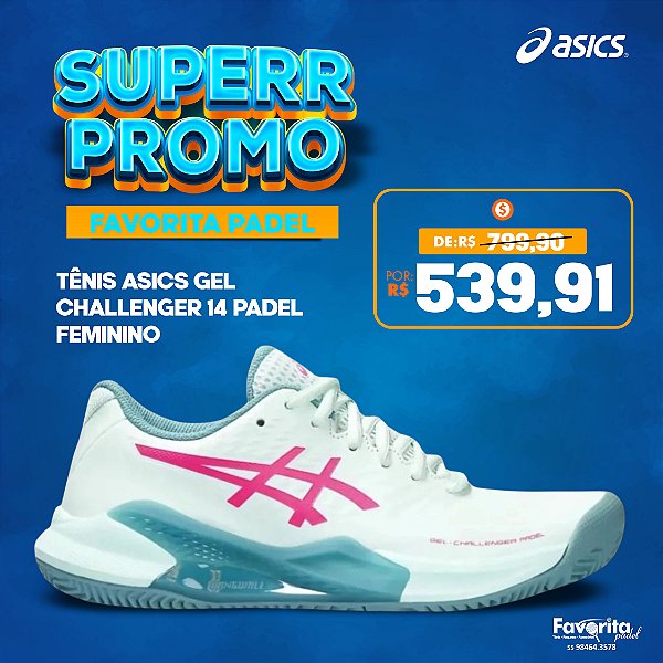 Tênis Asics Gel Challenger 14 Padel – Feminino