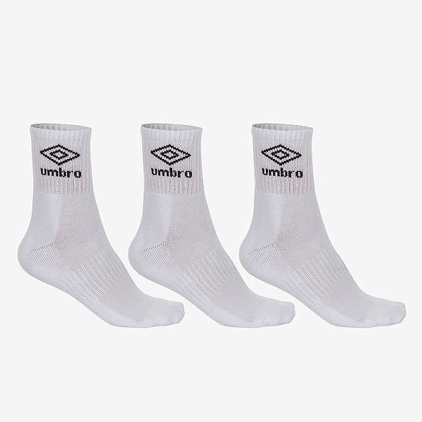 Tripack Umbro Cano Médio - Feminina