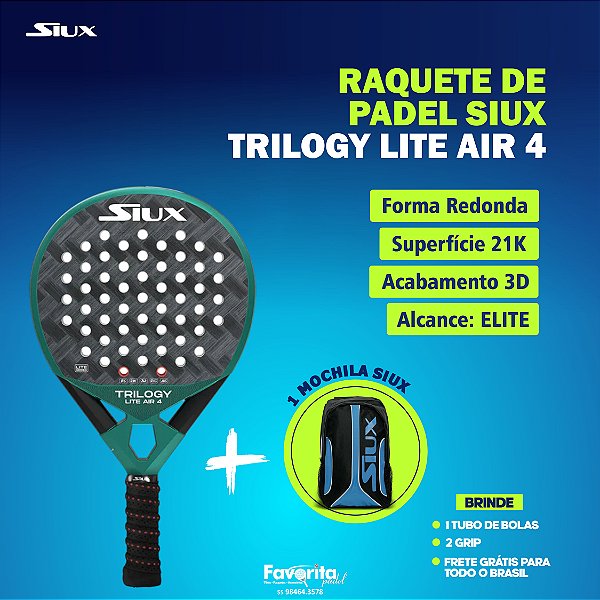Raquete de Padel Siux Trilogia Lite Ar 4