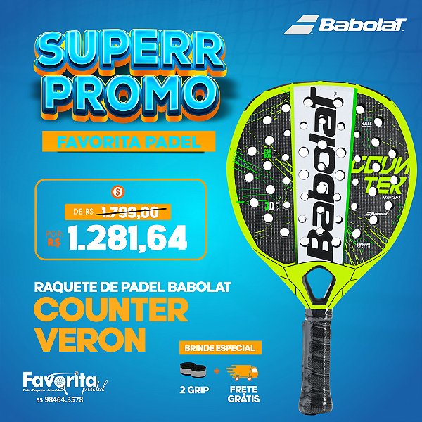 Raquete de Padel Babolat Counter Veron
