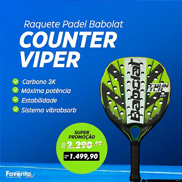 Raquete de Padel Babolat Counter Viper