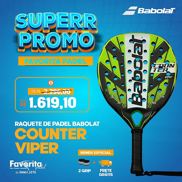 Raquete de Padel Babolat Counter Viper
