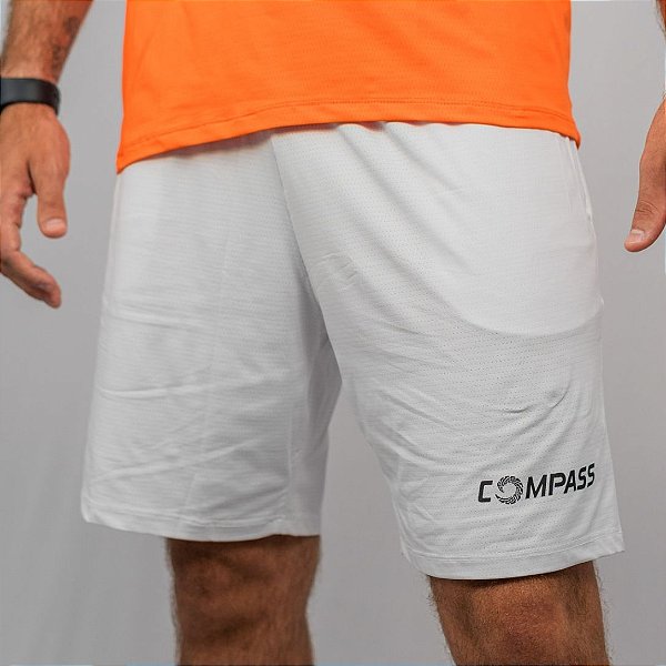 Bermuda Compass Branca - Masculina