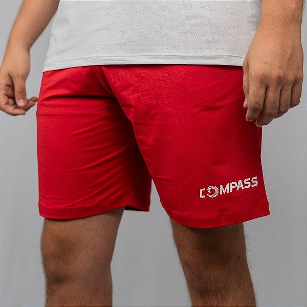 Bermuda Compass Vermelho - Masculina
