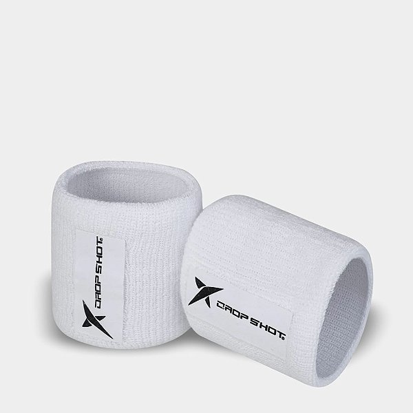 Munhequeira longa DROP SHOT Branca – Unissex