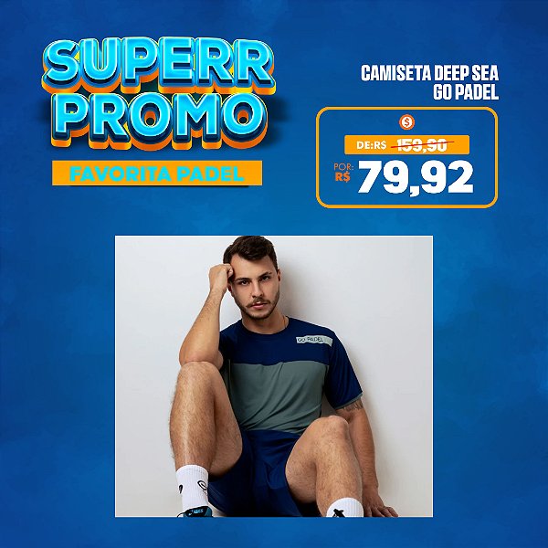 Camiseta com Recorte Deep Sea – Masculina