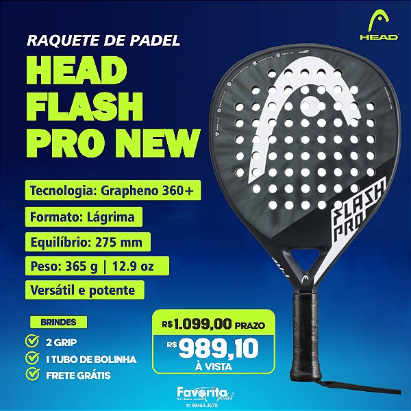 Raquete de Padel Head Flash Pro New