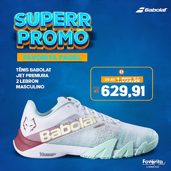 Tênis Babolat Jet Premura 2 Lebron – Masculino