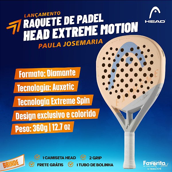 Raquete de Padel Head Extreme Motion - Paula Josemaria