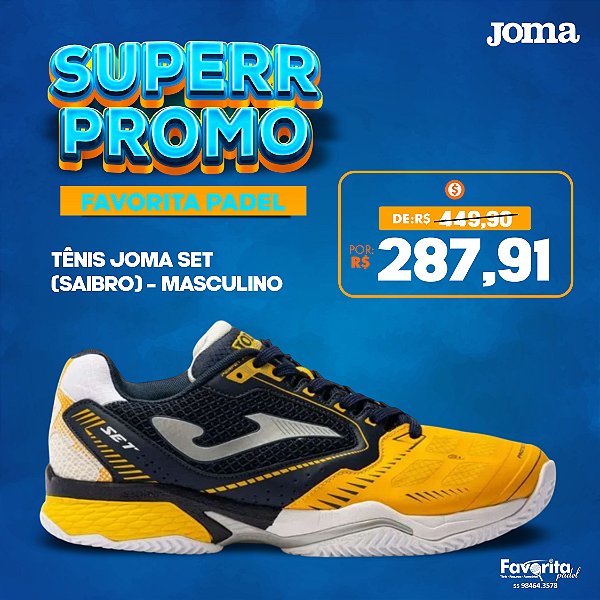 Tênis Joma Set (Saibro) – Masculino