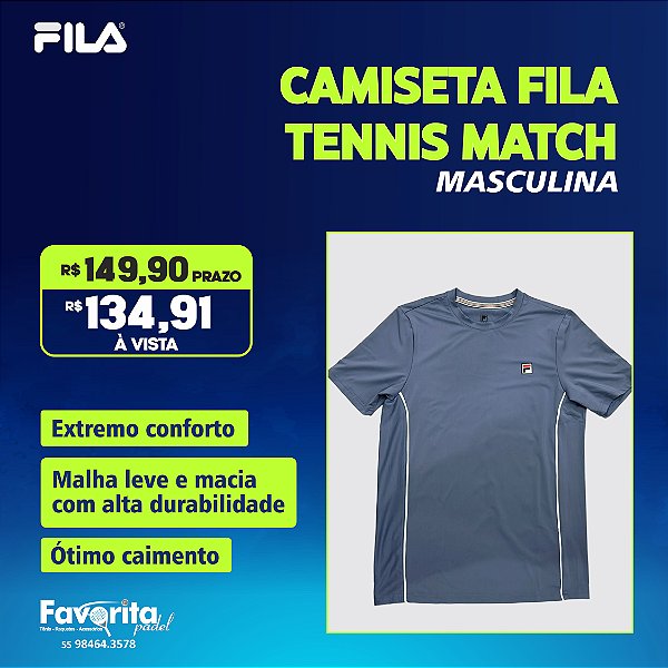 Camiseta Fila Tennis Match - Masculina