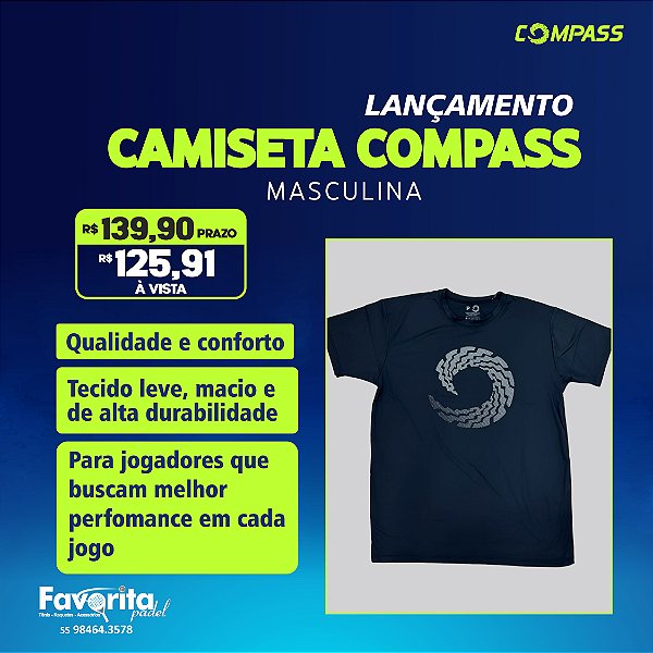 Camiseta Compass – Masculina