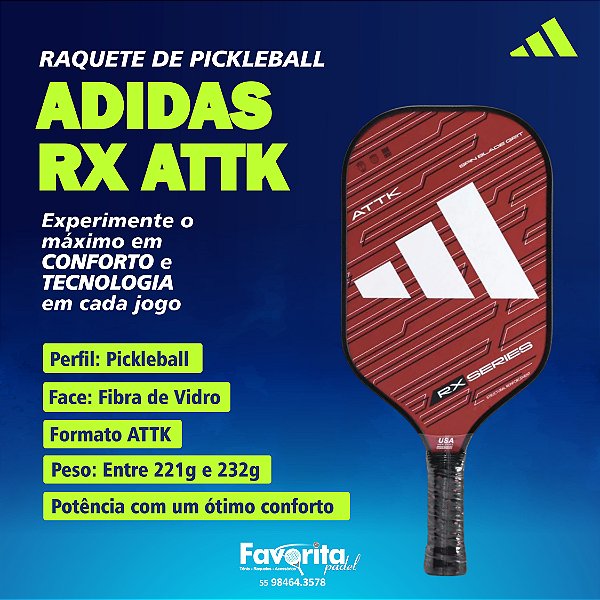 Raquete de Pickleball Adidas RX ATTK