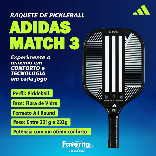 Raquete de Pickleball Adidas Match 3
