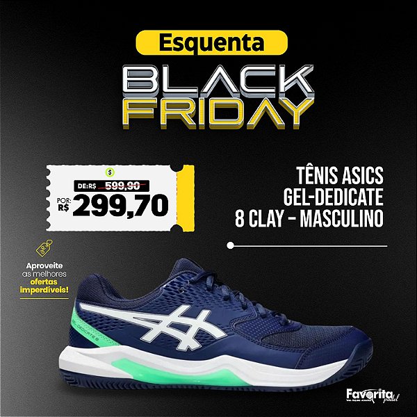 Tênis Asics Gel-Dedicate 8 Clay – Masculino