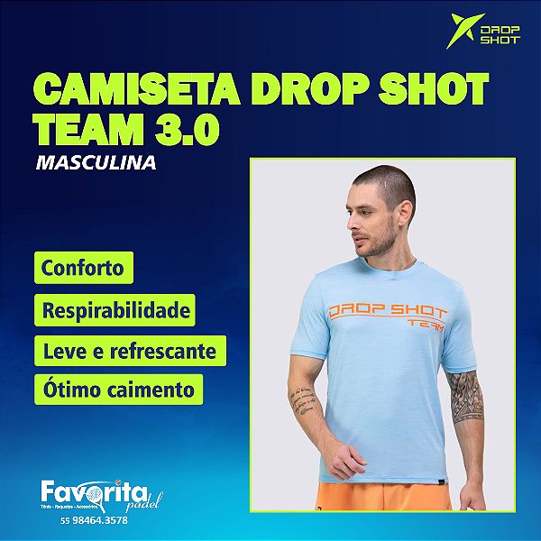 Camiseta DROP SHOT TEAM 3.0 – Masculina