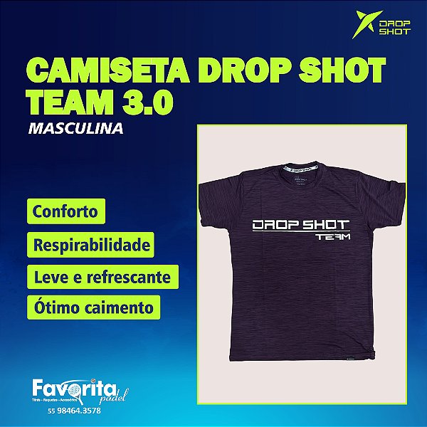 Camiseta DROP SHOT TEAM 3.0 – Masculina
