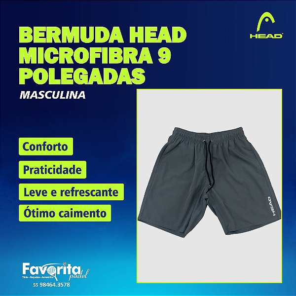 Bermuda Head Microfibra 9 Polegadas – Masculina