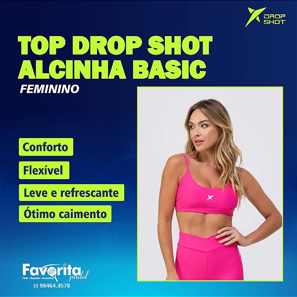 Top alcinha DROP SHOT BASIC – Feminino