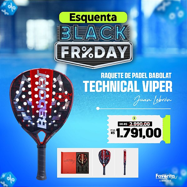 Raquete de Padel Babolat Technical Viper Juan Lebrón – 2024