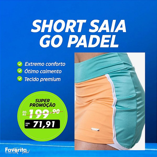 Short Saia BUBBLE Go Padel