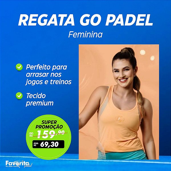 Regata Go Padel - Feminina