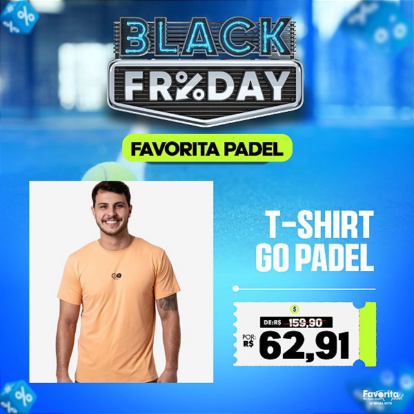 T-Shirt Go Padel - Masculina