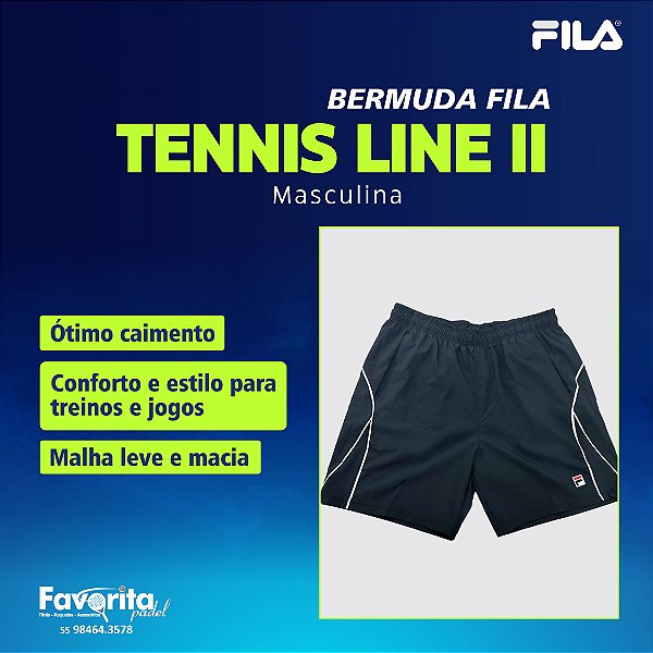 Bermuda Fila Tennis Line II – Masculina